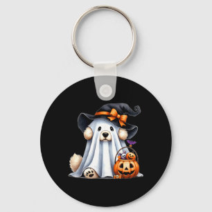 Porte-clés Chien fantôme d'Halloween