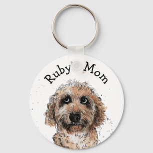 Porte-clés Chien kapou mignon Keyring drôle customisé spood