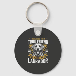 Porte-clés Chien Labrador véritable ami