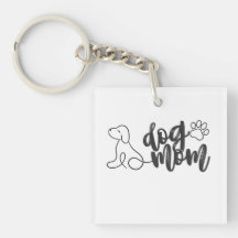 Chien Maman Ligne Design d'art | Amoureux des chie