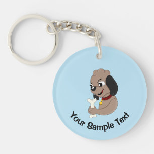 Porte-clés chien mignon