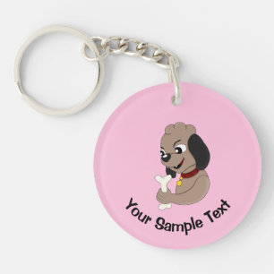 Porte-clés chien mignon