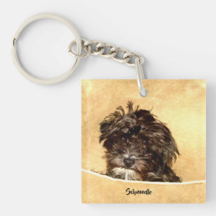 Porte-clés Chien Schnoodle