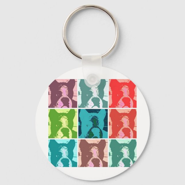 Porte-clés Chiens en boîte (Recto)