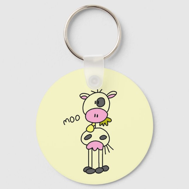 Porte-clés Chiffre T-shirts et cadeaux de bâton de vache (Recto)