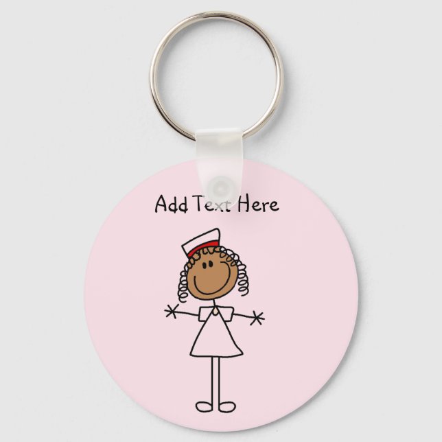 Porte-clés Chiffres d'bâton afro-américain Tshirts et cadeaux (Recto)