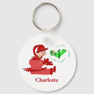 Porte-clés Chiffres de jeu en bois amusants