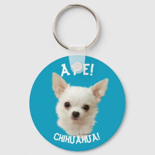 Porte-clés Chihuahua blanc, Aye Chihuahua