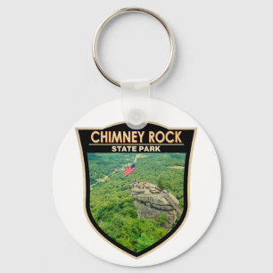 Porte-clés Chimney Rock State Park North Carolina Badge