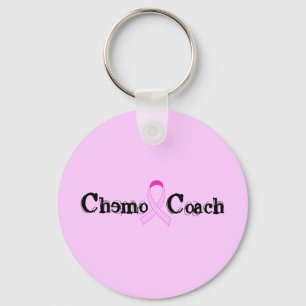 Porte-clés Chimo Coach - Ribbon rose Cancer du sein