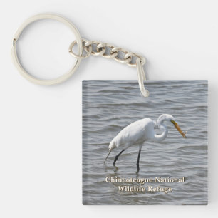 Porte-clés Chincoteague National Wildlife Great Heron Egret