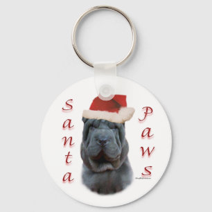 Porte-clés Chine Shar-Pei Père Noël Paws