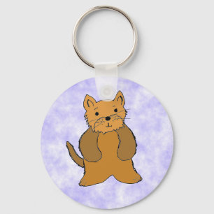 Porte-clés Chiot Dessin Animé Mignon