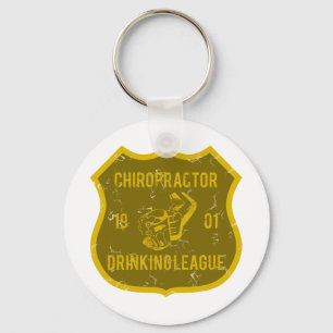 Porte-clés Chiropractor Drinking League