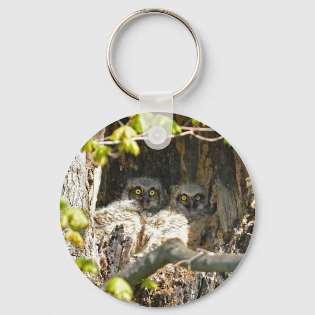 Porte-clés Chouettes pour bébés (Recto)