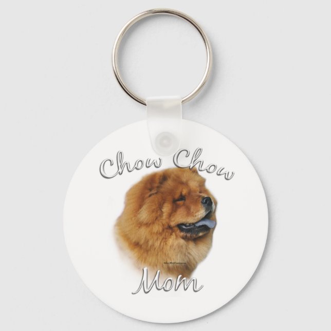 Porte-clés Chow Chow Maman Porte - clé (Recto)