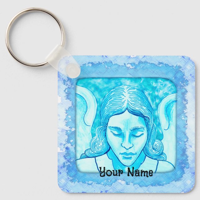 Porte-clés Christian Angel Head Porte - clé (Recto)