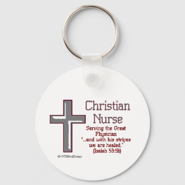 Porte-clés Christian Nurse Cross2 (Recto)