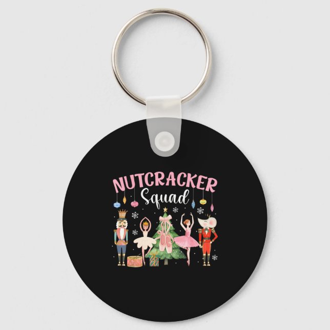 Porte-clés Christmas Nutcracker Squad Ballet Dance Women Kids (Recto)