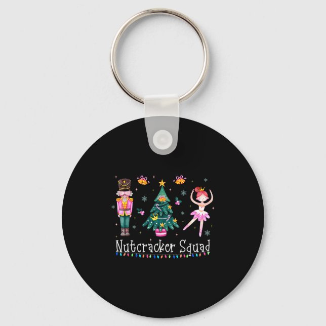 Porte-clés Christmas Nutcracker Squad Ballet Dance Women Kids (Recto)