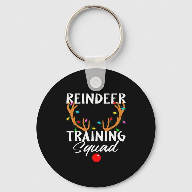 Porte-clés Christmas Running Reindeer Runner Training Squad T (Recto)