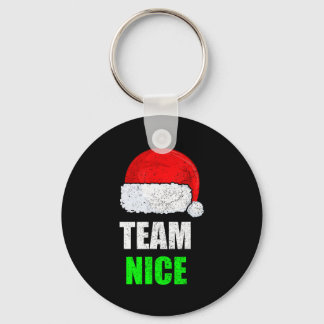 Porte-clés Christmas Team Nice Shirt, Matching Family Pajama,