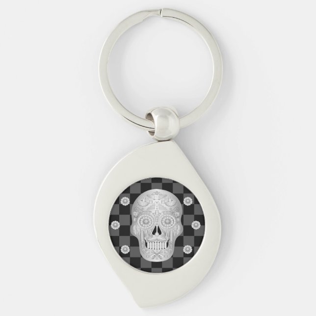Porte-clés Chrome Calavera Watch (Devant)