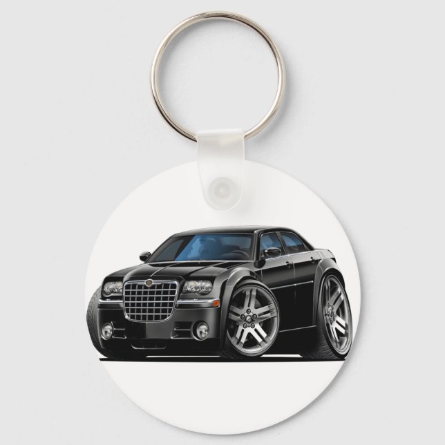 Porte-clés Chrysler 300 Black Car (Recto)
