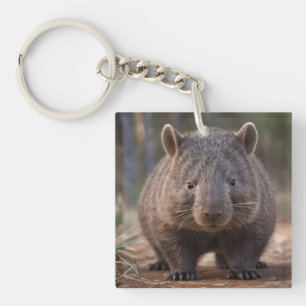 Porte-clés "Chubby Charm : L'adorable Wombat Australien"
