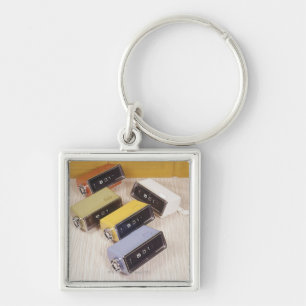 Porte-clés Cinq horloges