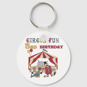 Porte-clés Cirque 3e Anniversaire Tshirts et cadeaux