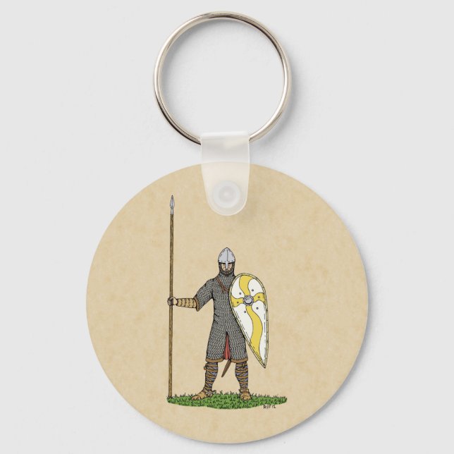 Porte-clés Cirque médiévale Norman Knight 1066 (Recto)