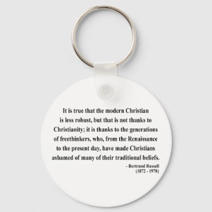 Porte-clés Citation 6a de Bertrand Russell