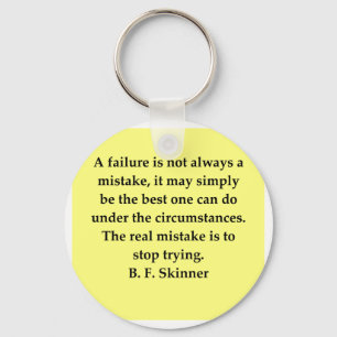Porte-clés citation de B F Skinner