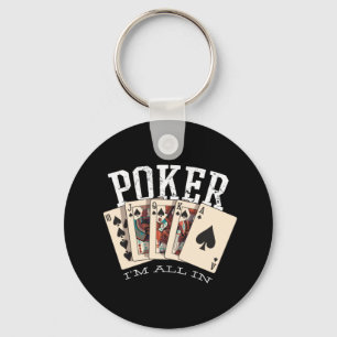 Porte-clés Citation de Poker pour Joueur