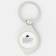 Porte-clés citation de Sherlock Holmes