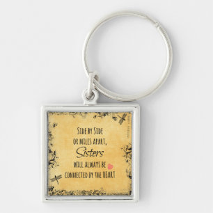 Porte-clés Citation de soeurs