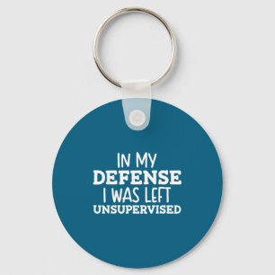 Porte-clés Citation Défense Chemise Gauche Sans Surveillance