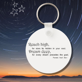 Porte-clés Citation inspirante cadeaux de motivation porte -