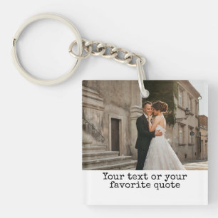 Porte-clés citation personnalisée, Porte-clés phot
