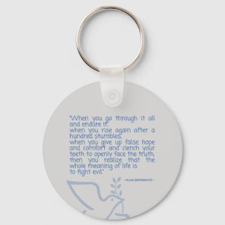 Porte-clés Citation sur la vie