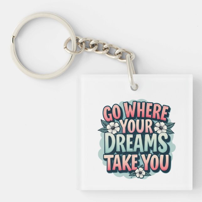 Porte-clés Citations de motivation (Devant)