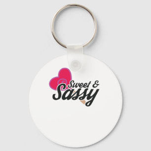 Porte-clés Citations de nouveauté sucrée et sassy