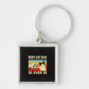 Porte-clés Citations grand-père   Meilleur papa de chat