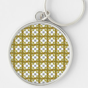 Porte-clés Citrine Diamond Color Art, Jaune
