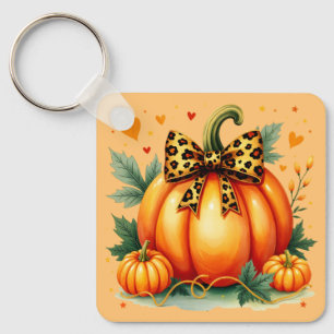 Porte-clés Citrouille automne