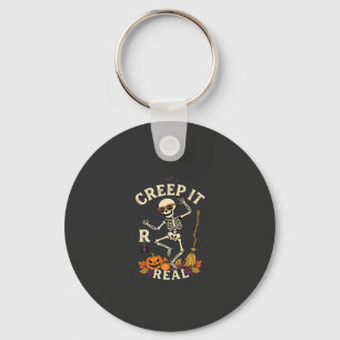 Porte-clés Citrouille Balai de squelette dansant Creep It Rea