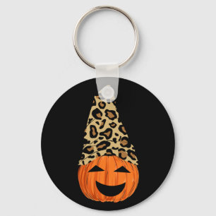 Porte-clés Citrouille de Casquette Leopard mignon