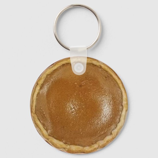 Porte-clés Citrouille Pie Food Photo (Recto)