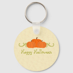 Porte-clés Citrouille Swirls Porte - clé Halloween